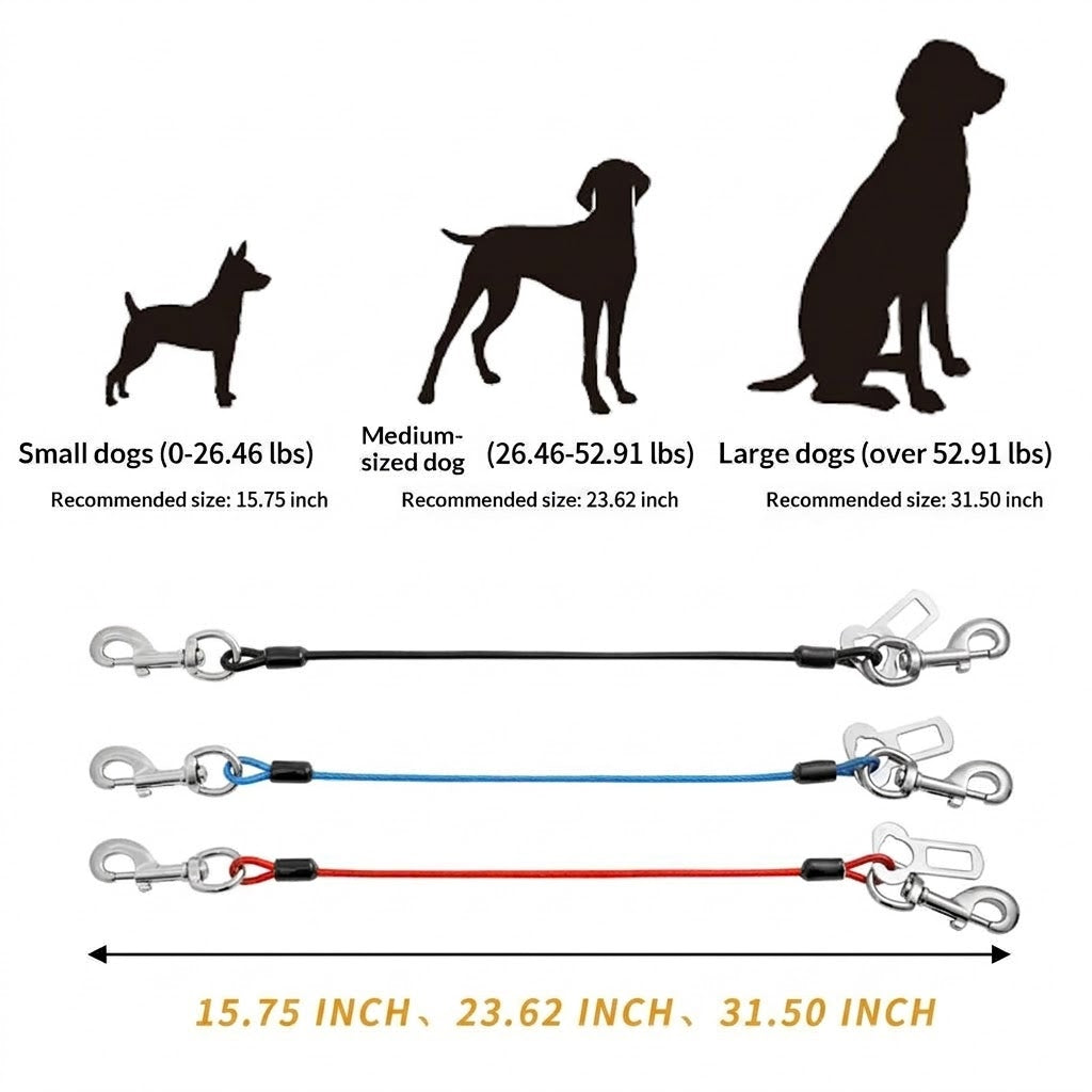 Pet Car Seat Belt Travel Safety Harness