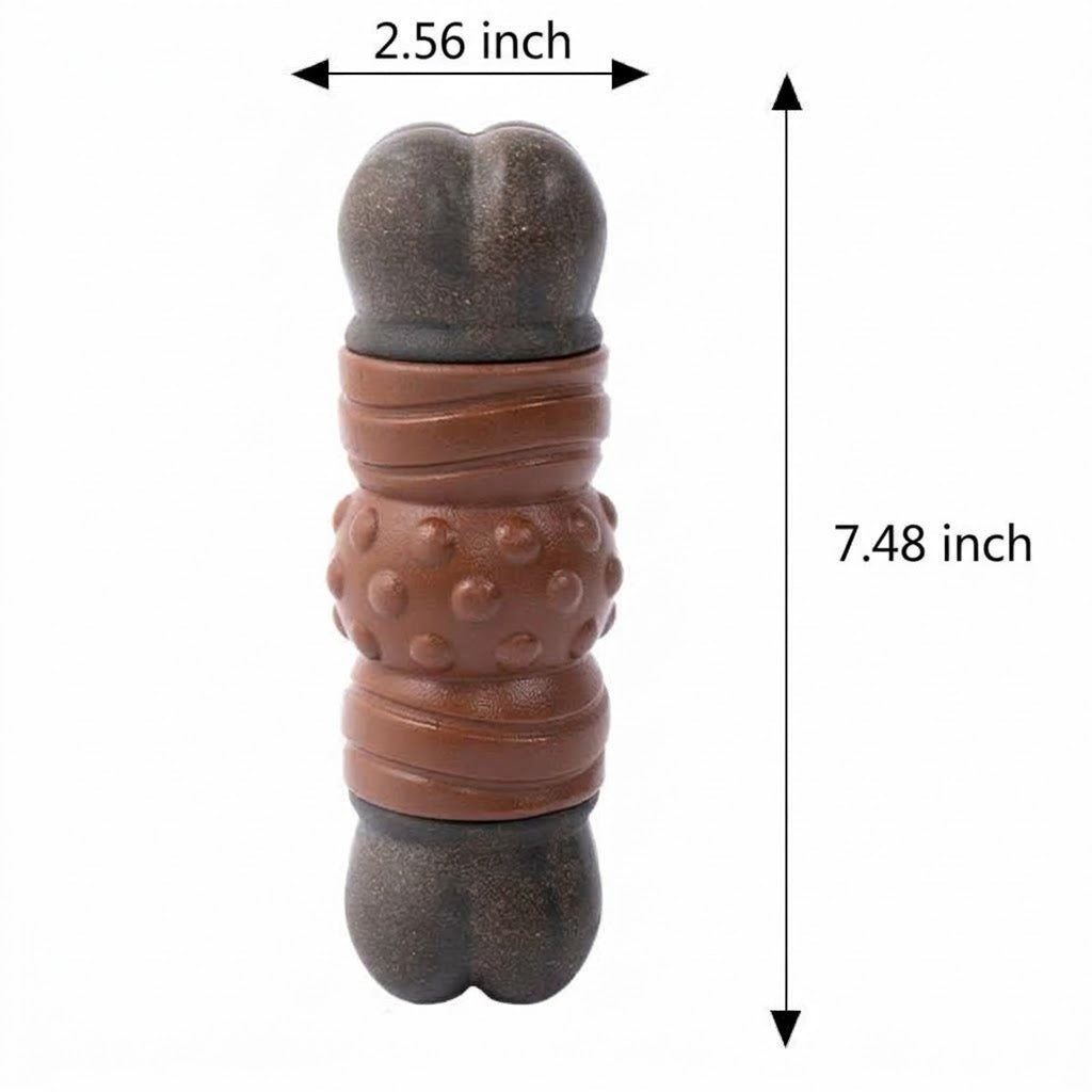Pet Durable Chew Toy For Aggressive Chewers Bacon Flavor