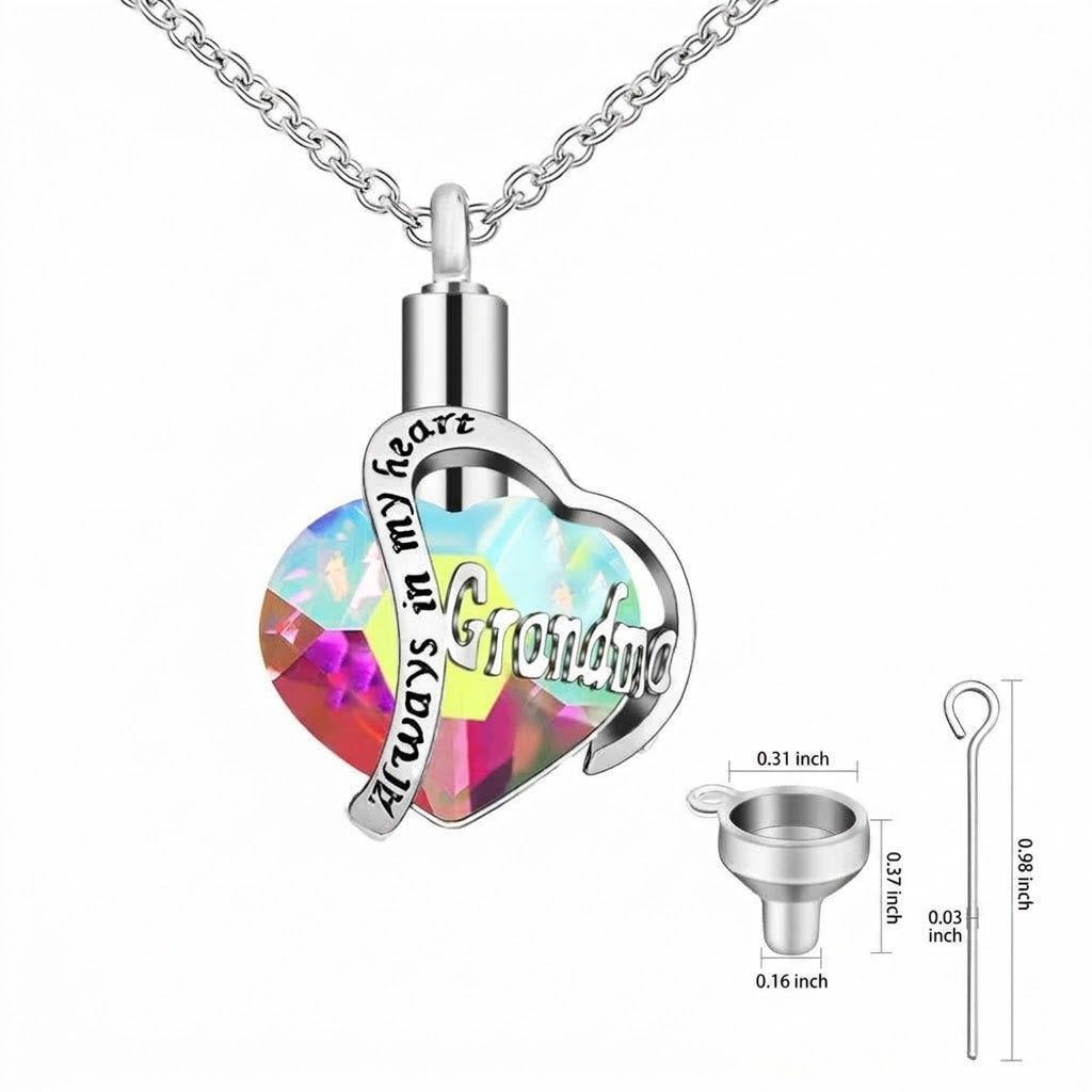 Memorial Necklace For Loved Ones And Pet Urns