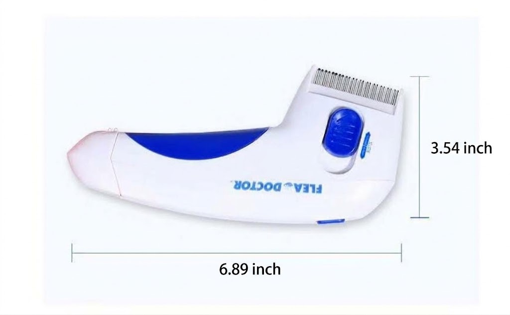 Electric Pet Flea Removal Comb Device